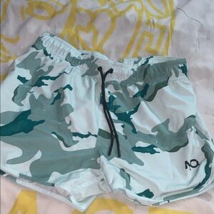 Camouflage Athletic Shorts never worn